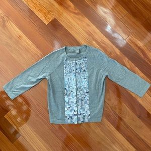 Ann Taylor Sequin Cardigan, size XS